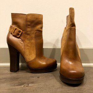 Jessica Simpson Camel Suede Callian Boots